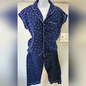 Women's Starry Night Pajama Set - Navy